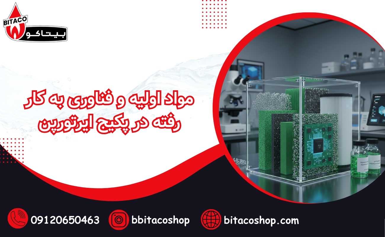 مواد اولیه و فناوری به کار رفته در پکیج ایرتورپن